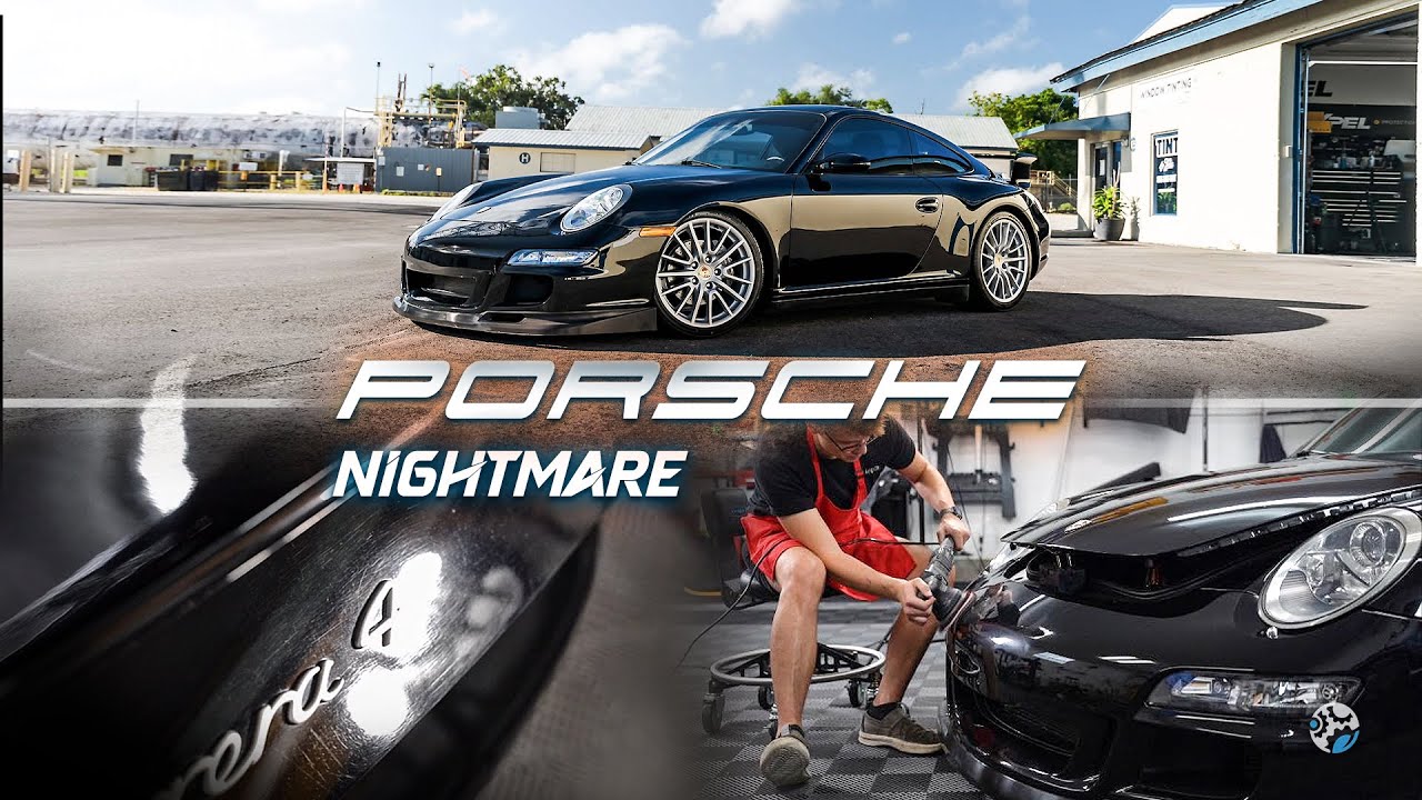 Porsche Restoration Nightmare | 50+ Hours Transforming Black Paint
