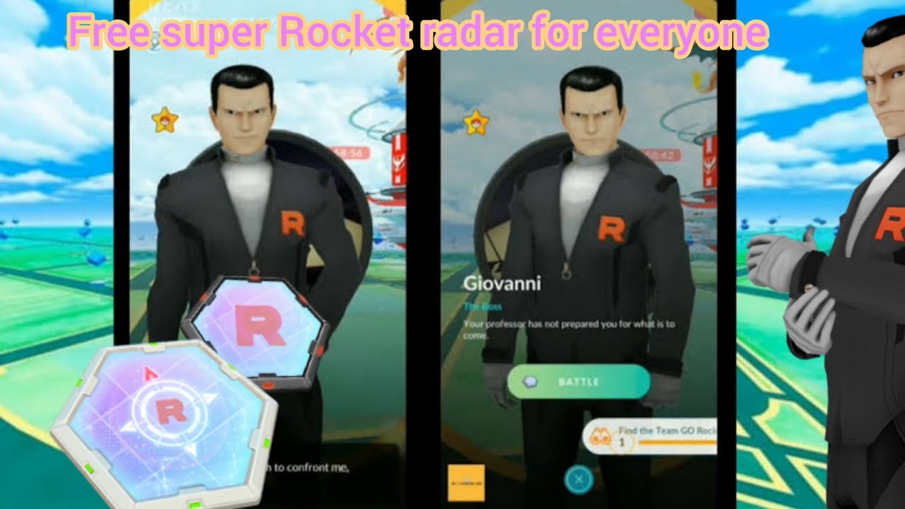 how to get unlimited super Rocket radar in Pokemon go. free super Rocket radar || Pokemon go