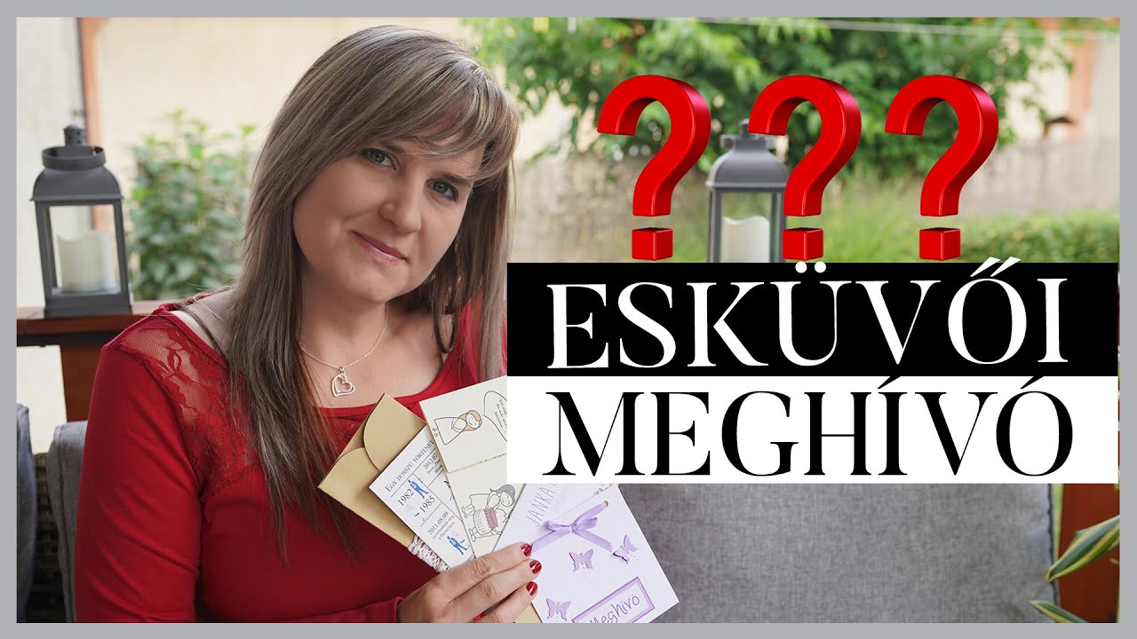 Esküvői meghívók - Mit írjunk bele? Mikor adjuk át?