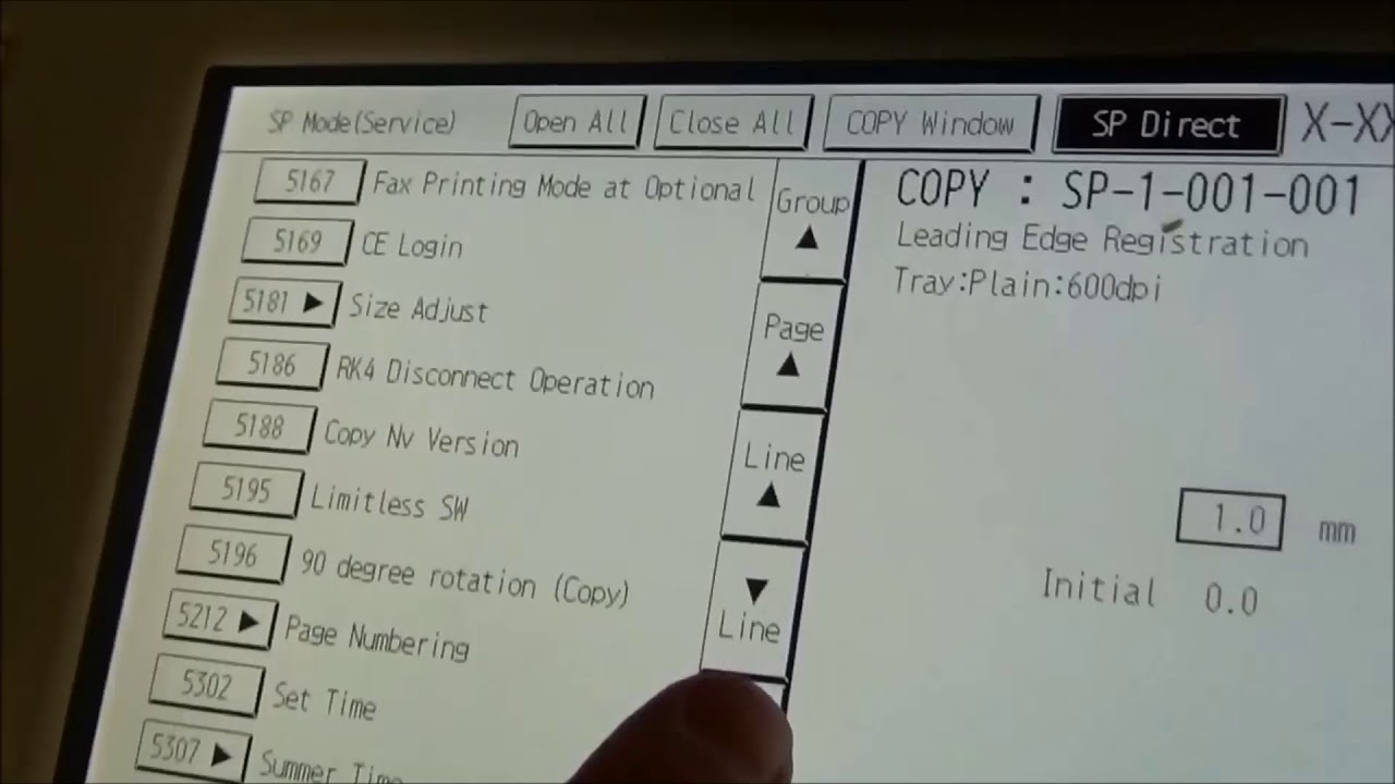 Ricoh fuser code reset MPc 2500 3000 2800 3300 4000 5000 etc sc543 sc542 sc541