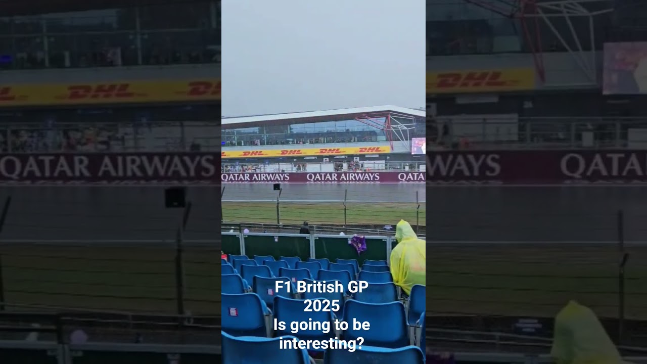 BRITISH F1 Grand Prix 2025 is going to be wet?