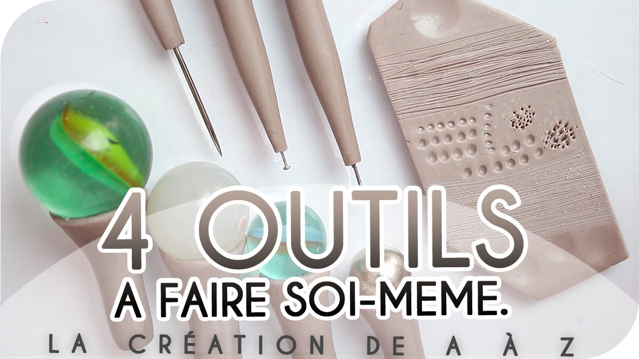 ▸ DOTTING TOOL & NEEDLE TOOL┃4 Outils de modelage à faire soi-même !