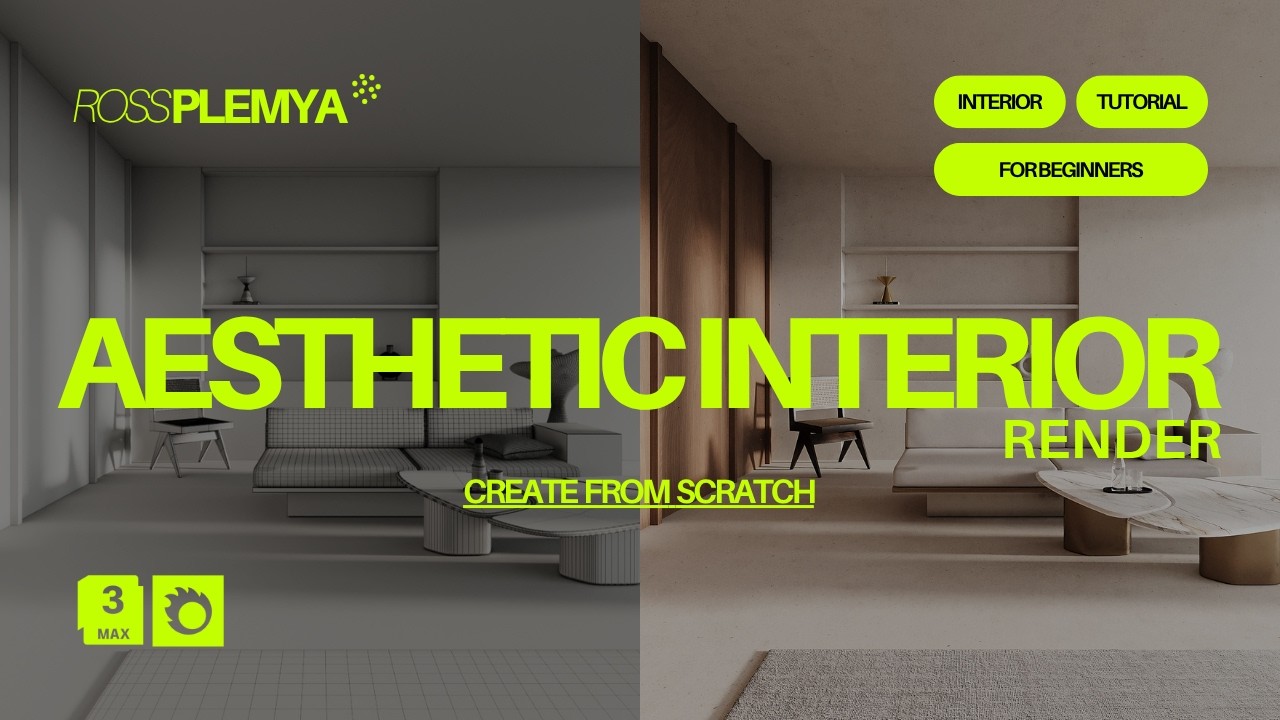 REALISTIC RENDERS in 3Ds Max + Corona Render | FULL TUTORIAL 