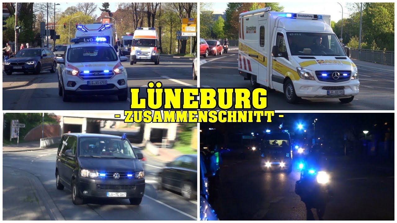 [BOMBENFUND | AMOK-ÜBUNG | VOLLALARM] ASB-Katastrophenschutz, THW Lüneburg & Polizei im Einsatz!