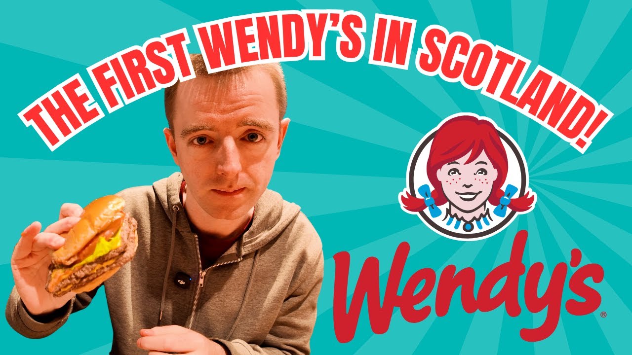 Первый покупатель в первом шотландском ресторане Wendy's