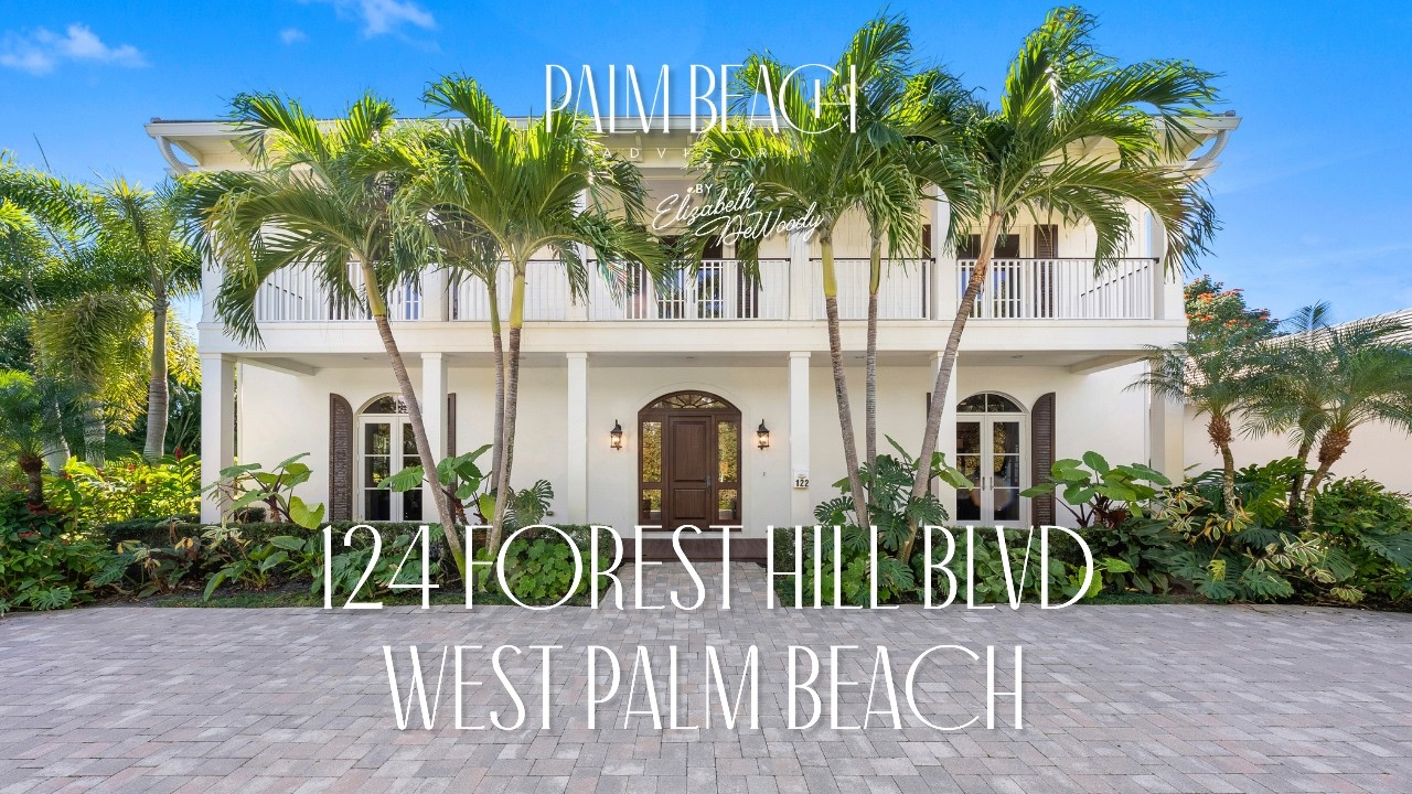 Private West Palm Beach Estate Near Intracoastal | Lap Pool + Theater Room 124 Forest Hill Blvd