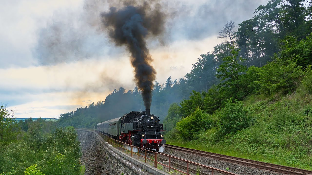 Mit Mühe die Schiefe Ebene rauf . DDM Pfingstdampftage 2025