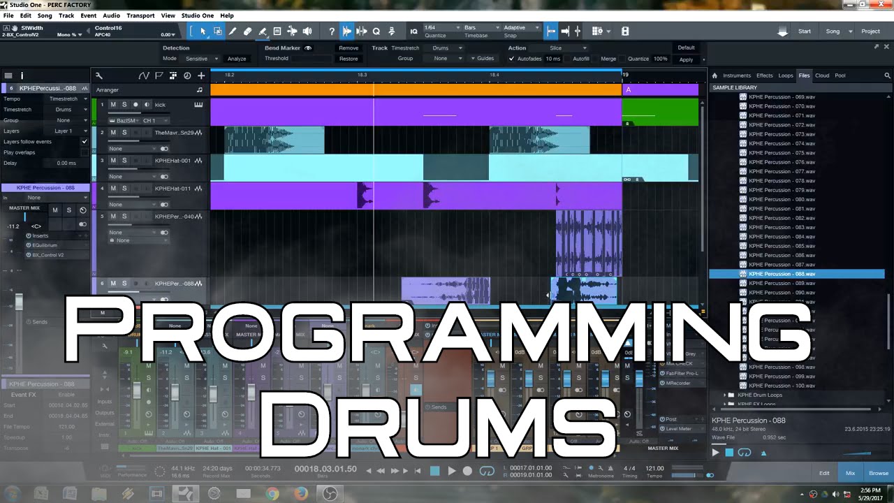 Programming Drums in Studio One: Easy Drum Programming