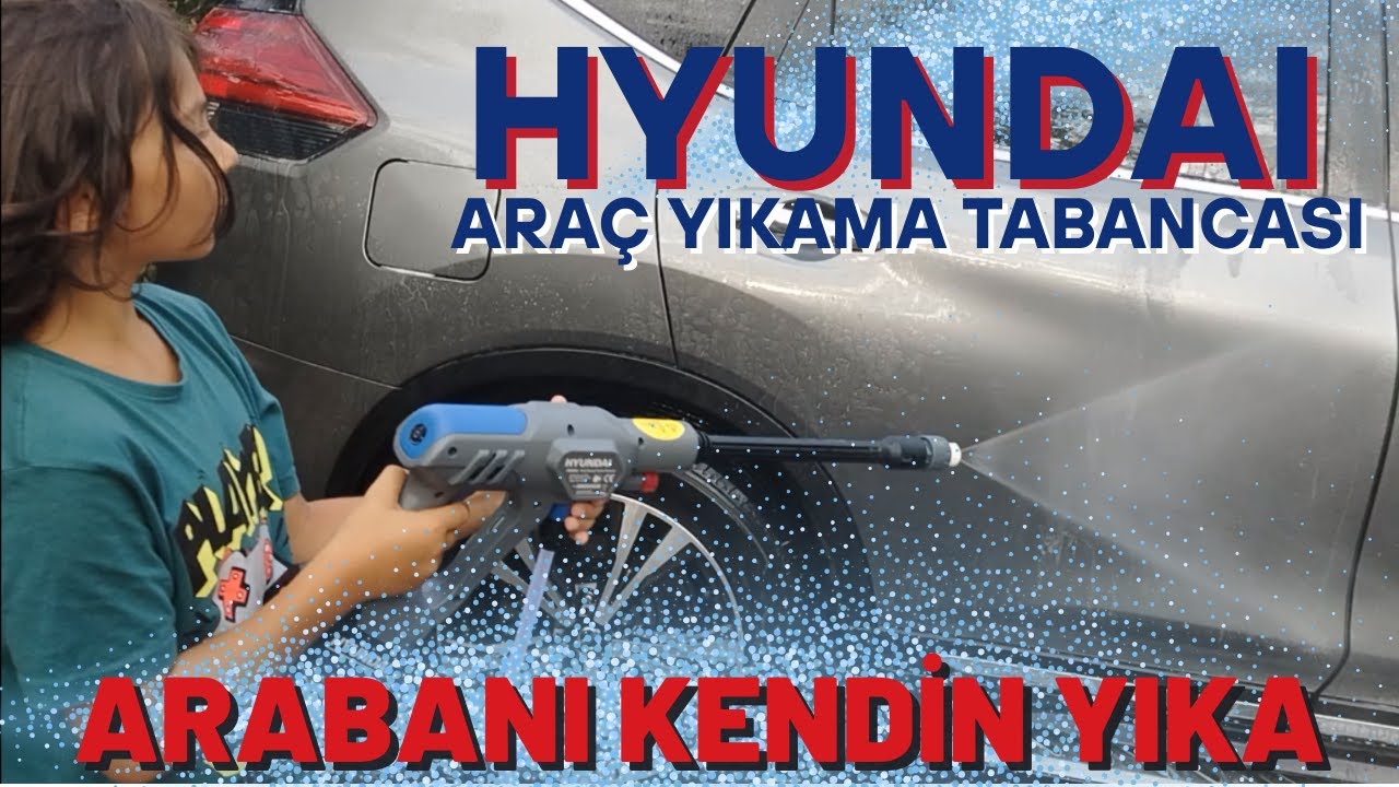 Arabanı Kendin Yıka | Hyundai HYW45LI Kablosuz Araç Yıkama Tabancası #reklam