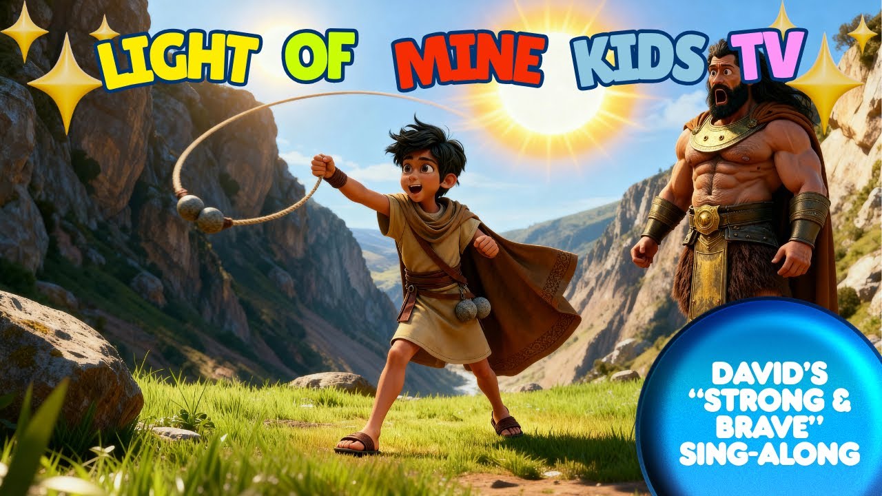 David and Goliath Song for Kids | Strong and Brave | Christian Praise and Worship for Children