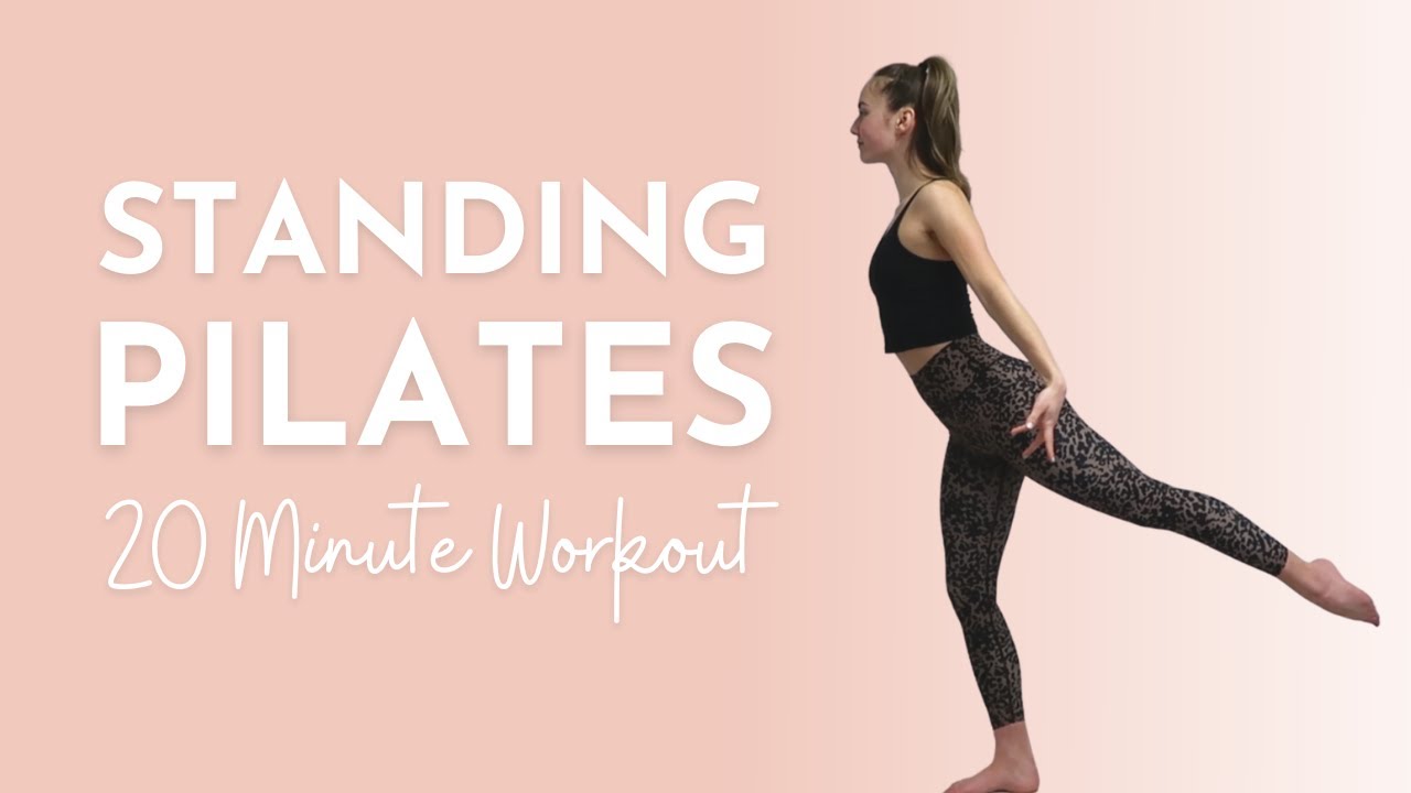 TOTAL BODY STANDING PILATES | 20 Minute Toning Workout with No Equipment