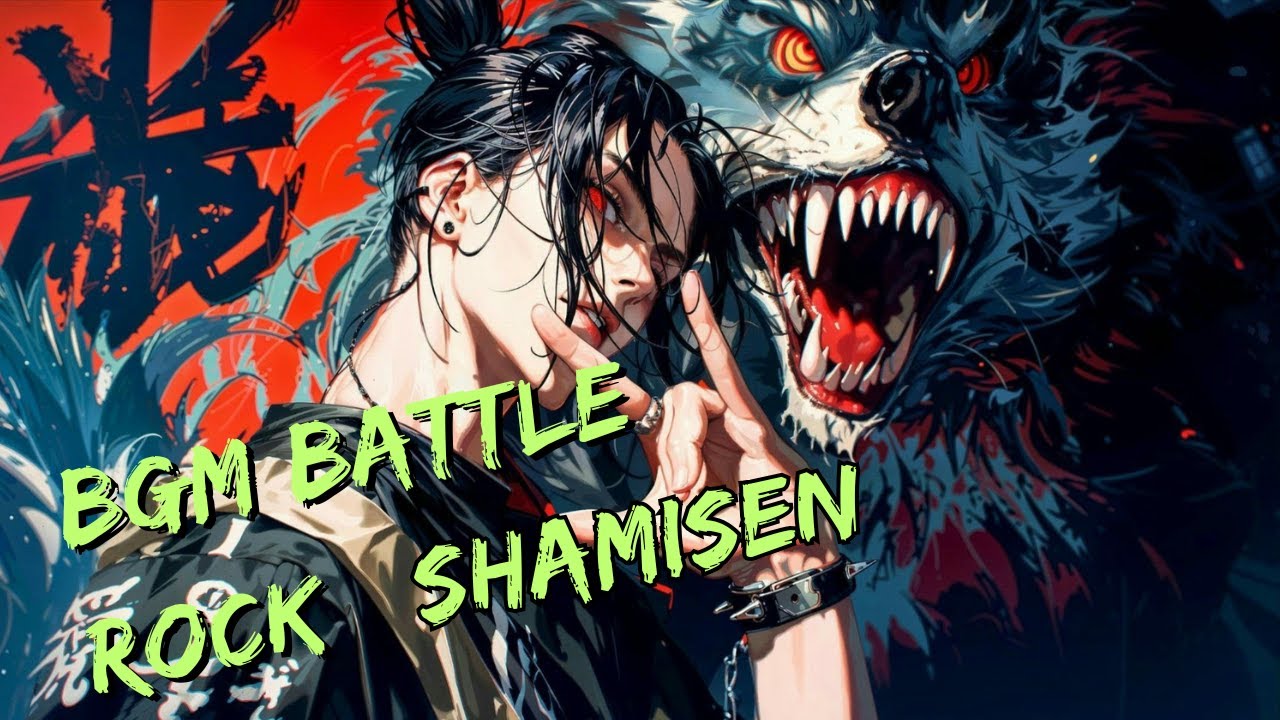Samurai and Strings shamisen rock battle theme BGM/CHILL/Focus/relax  #shamisenbattle