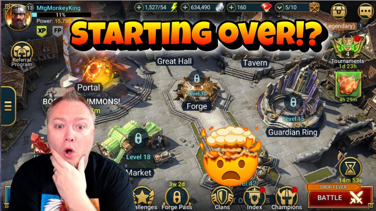 Starting Over?  Raid: Shadow Legends