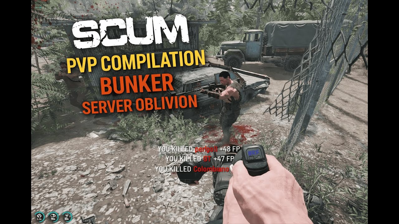 SCUM PVP COMPILATION - BUNKER