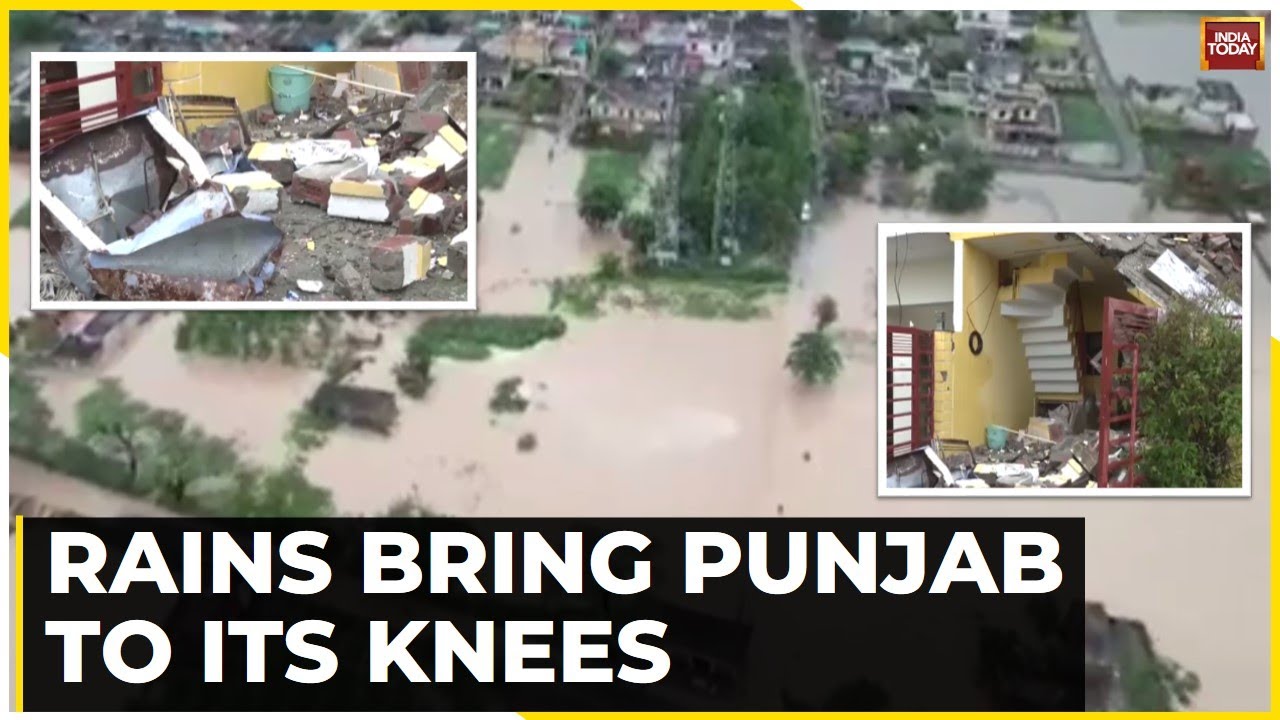 5 Deaths In Punjab, Streets Inundated After Heavy Rains | Houses Flooded, Streets Blocked