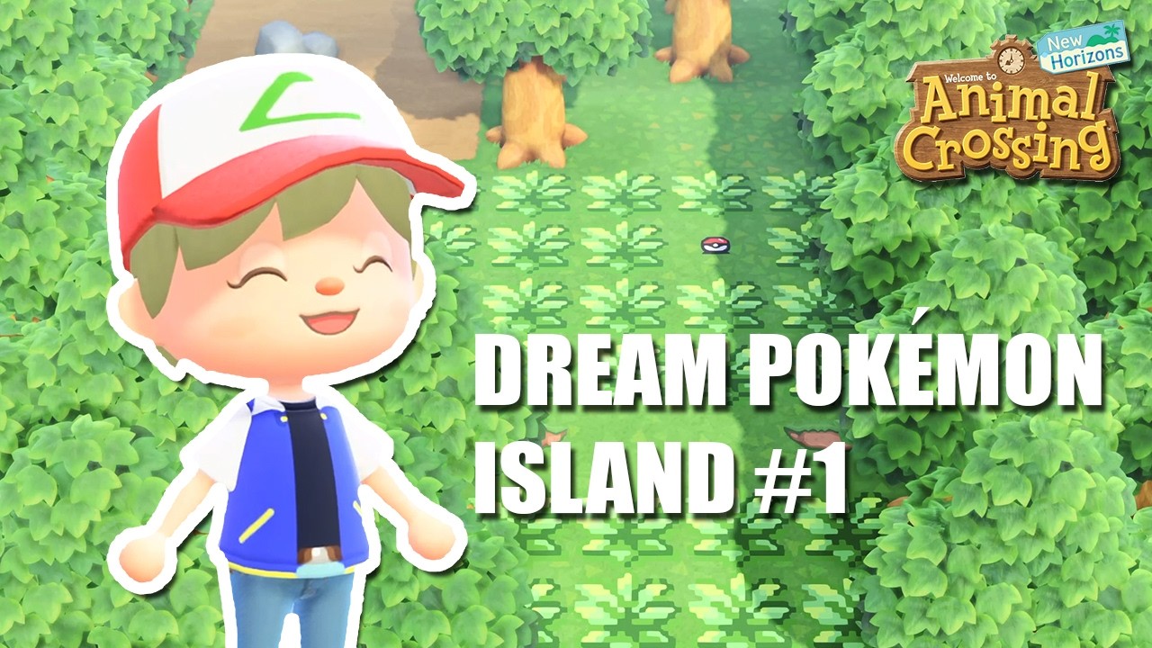 I´m Building a Pokémon Island.. 🎮 | Animal Crossing Longplay #1