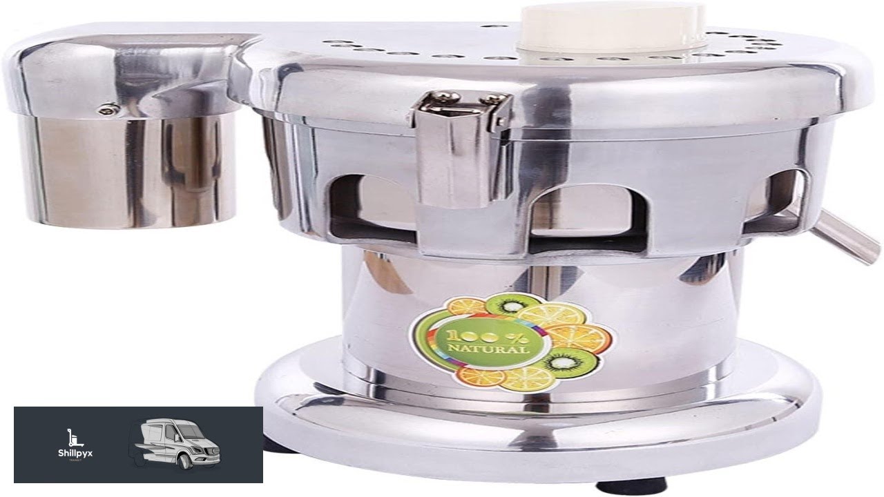 370W Commercial Juice Extractor Electric Centrifugal Juicing Machine 80 100KG H Stainless
