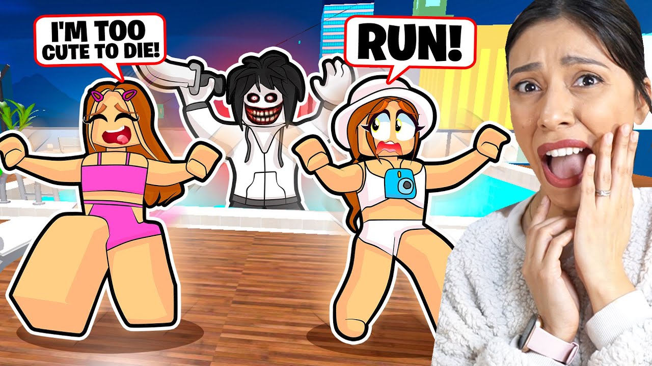 ME & MY SISTER GOT TRAPPED IN THE SCARIEST HOTEL in ROBLOX! (Roblox)