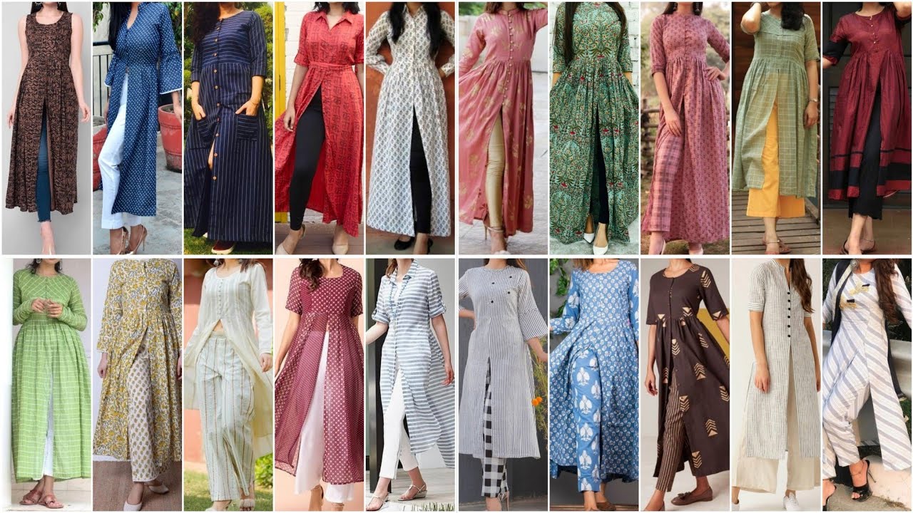 College Wear Special Front Cut Kurti Design Ideas for Girls 2025