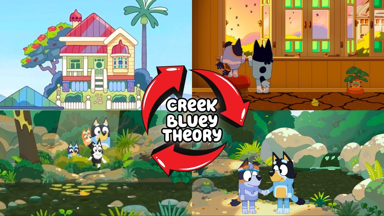 Bluey Theory: The Heeler House is Bandit's Childhood Home! (Breakdown of The Creek & Easter Eggs)