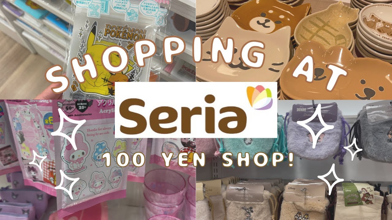 SHOPPING AT POPULAR 100 YEN SHOP IN JAPAN SERIA! Looking at stationary, Sanrio, anime goods etc