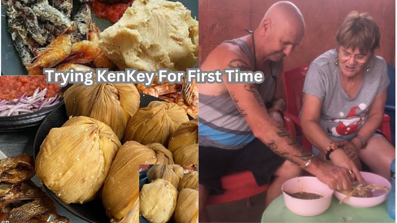Exploring Ghanaian Cuisine: Trying Kenkey and Fish for the First Time| Vlogs