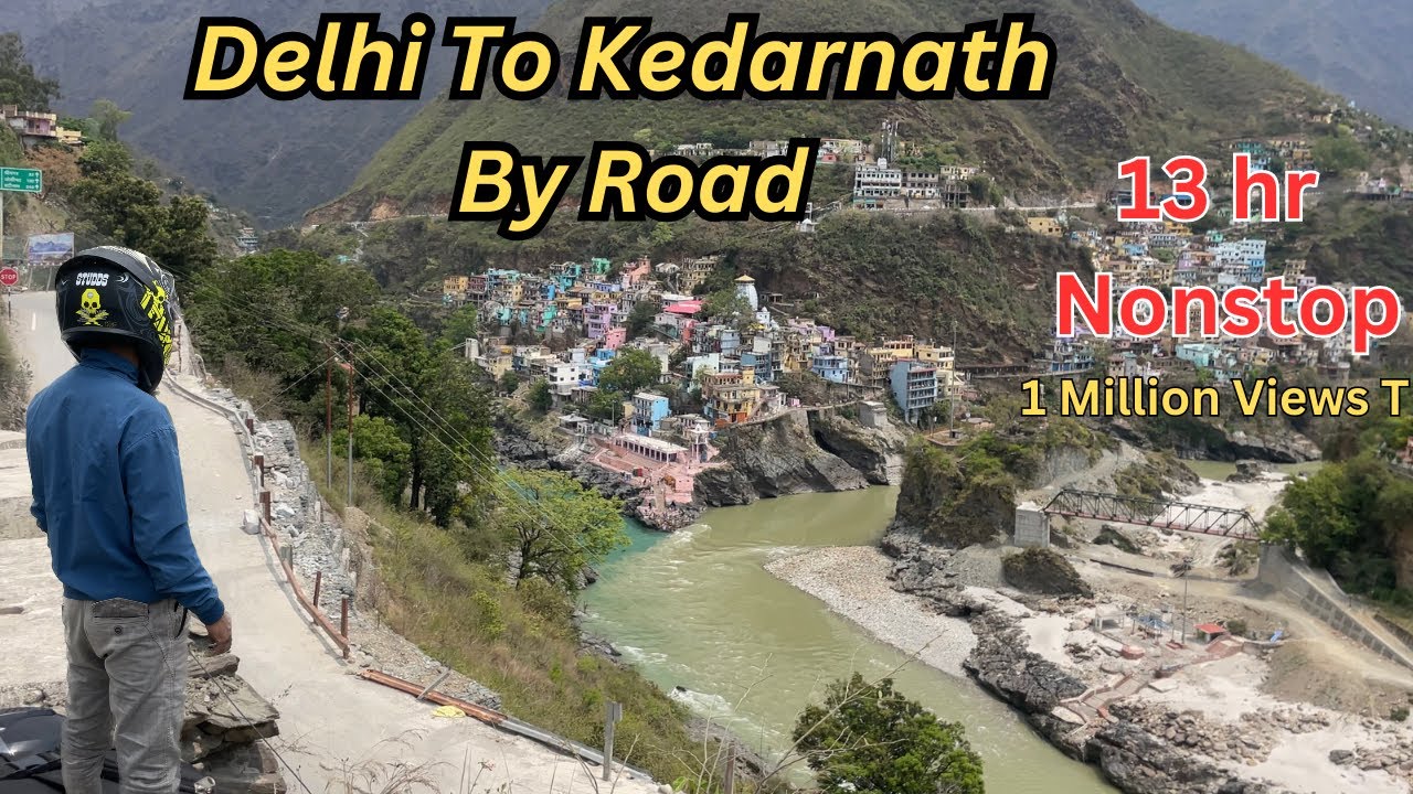 Delhi to Kedarnath || By road || nonstop solo bike ride #bike #solo #kedarnath