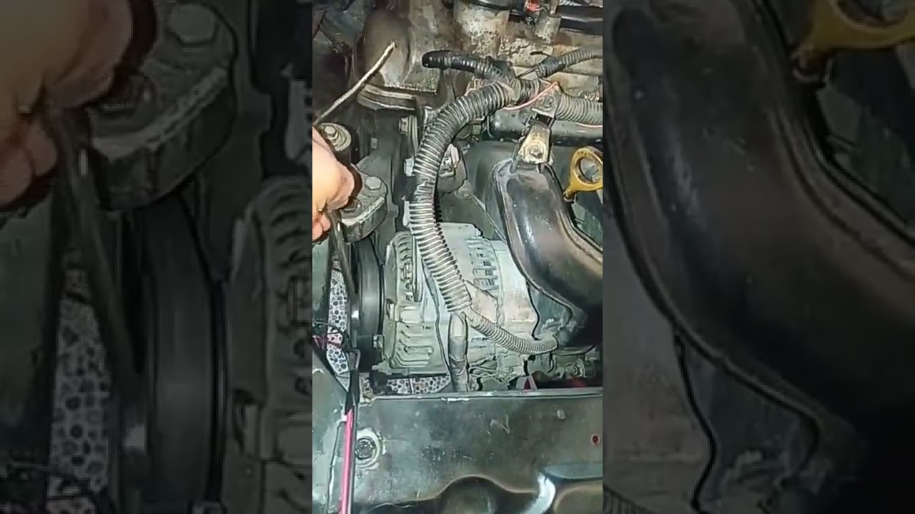 cara mudah pengecekan sistem pengisian alternator mobil#shorts