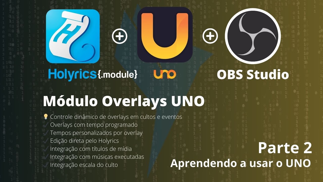 Automatize Overlays UNO no Holyrics - Parte 2