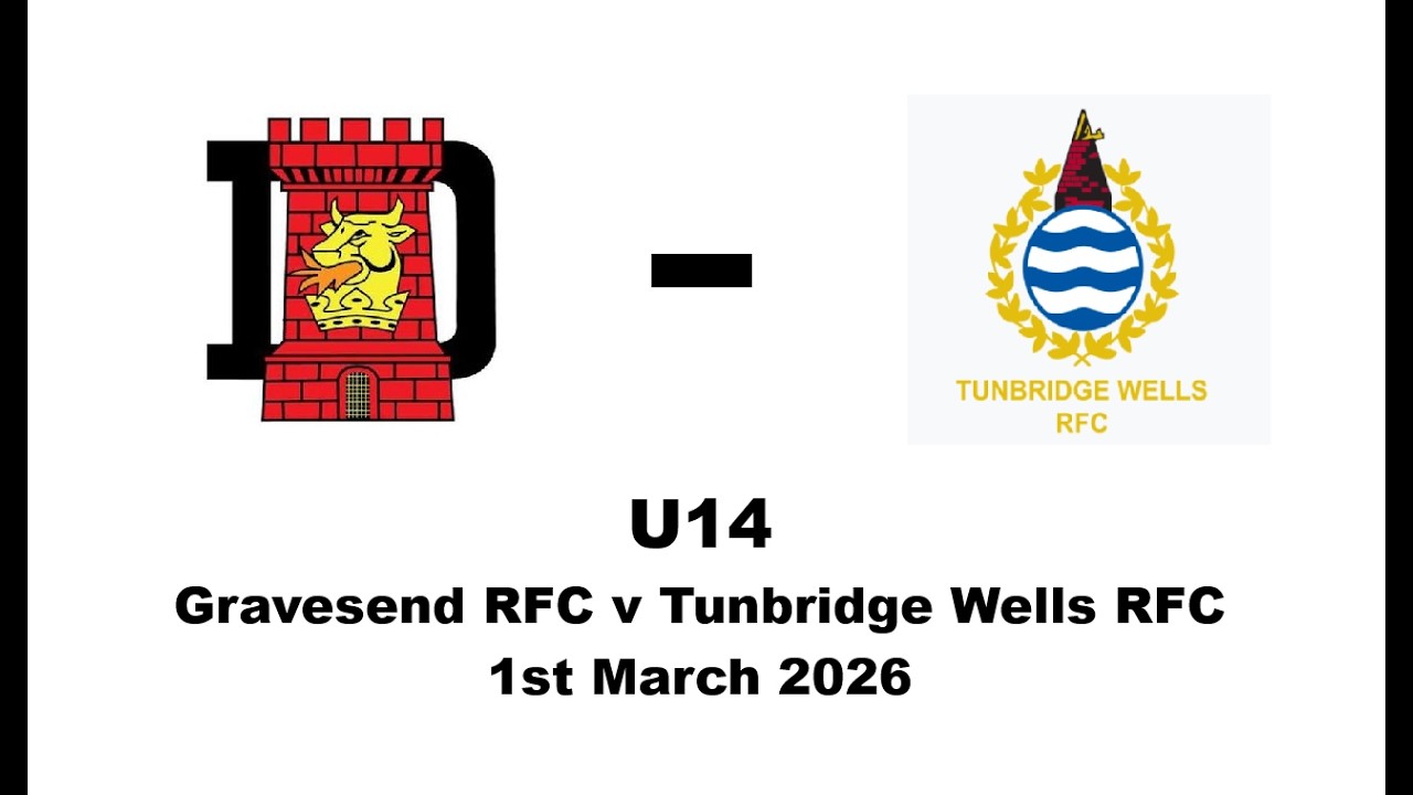 U14s Gravesend RFC V Tunbridge Wells RFC Sunday 1st March 2026