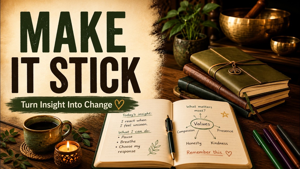 Journey with pen & paper | Week 4: Handwritten Journaling to integrate your insights