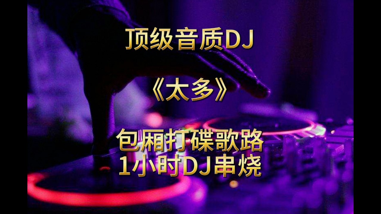 顶级音质DJ《太多》包厢打碟歌路1小时DJ串烧