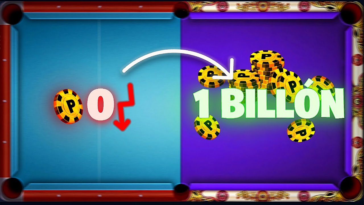 DE 0 MONEDAS A 1 BILLON DE MONEDAS EN 8 BALL POOL #9