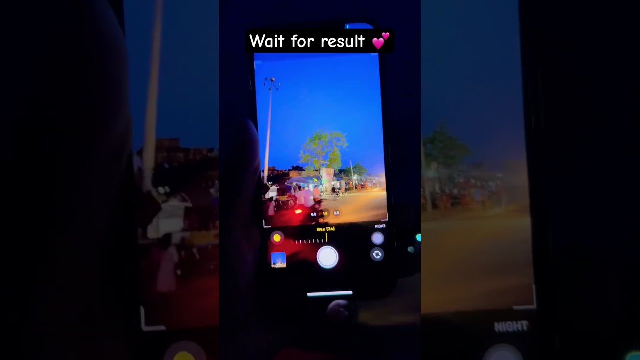 iPhone 12 Pro Max night mode camera test #shorts #viral