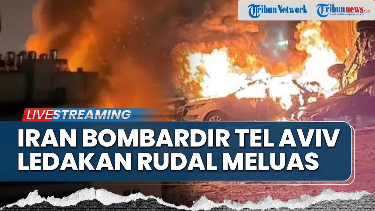 🔴 Iran Hujani Tel Aviv & Ledakan Meluas, Perkumpulan Pasukan AS Diserang Teheran