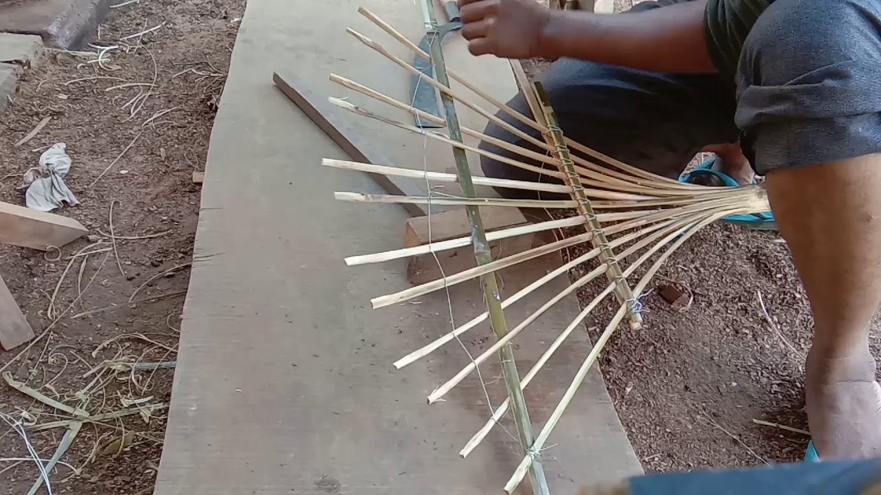 The Broom is made from Bamboo Tree