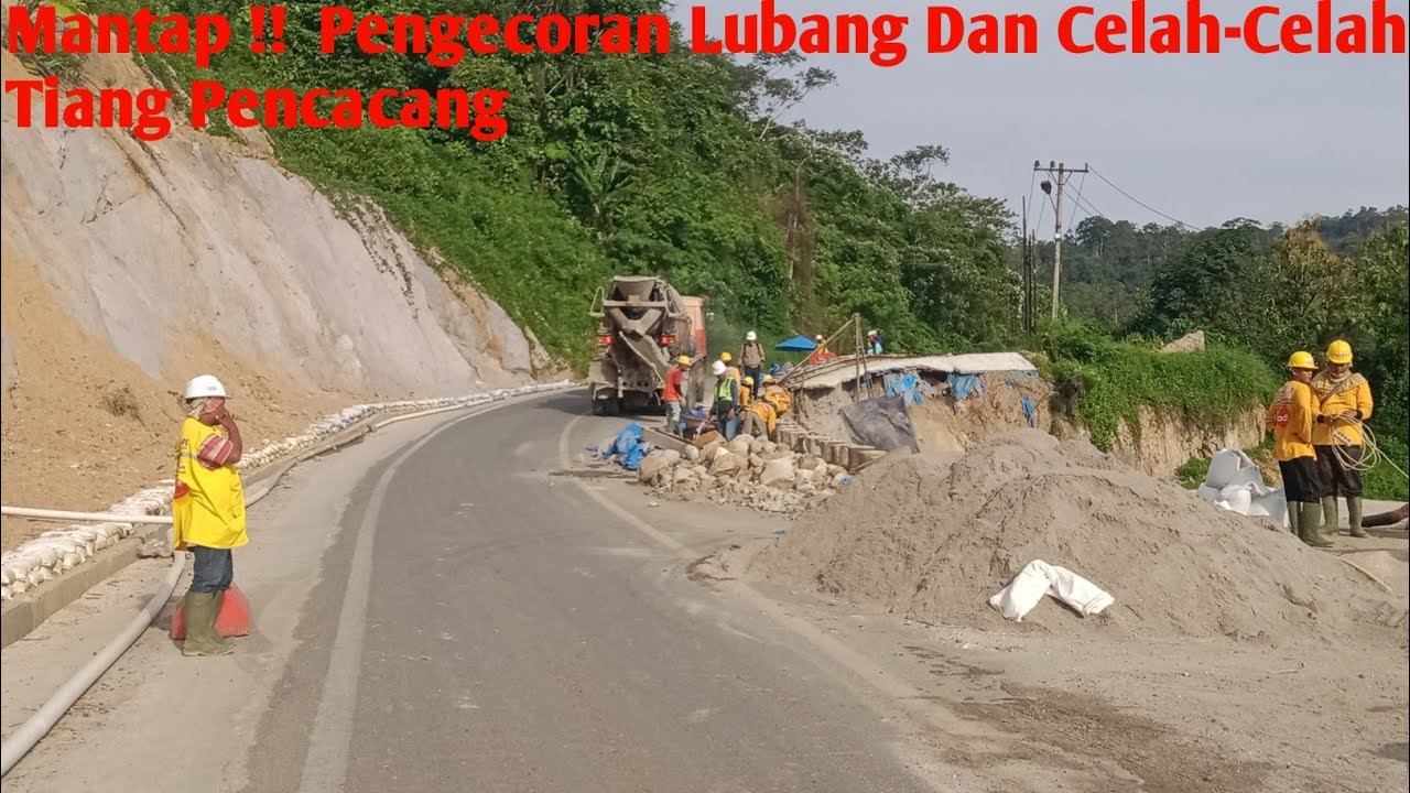 Batu Jomba Terbaru Hari Ini ll Pengecoran Badan Jalan Dan Celah-Celah Tiang Pancang Batu Jomba Finis