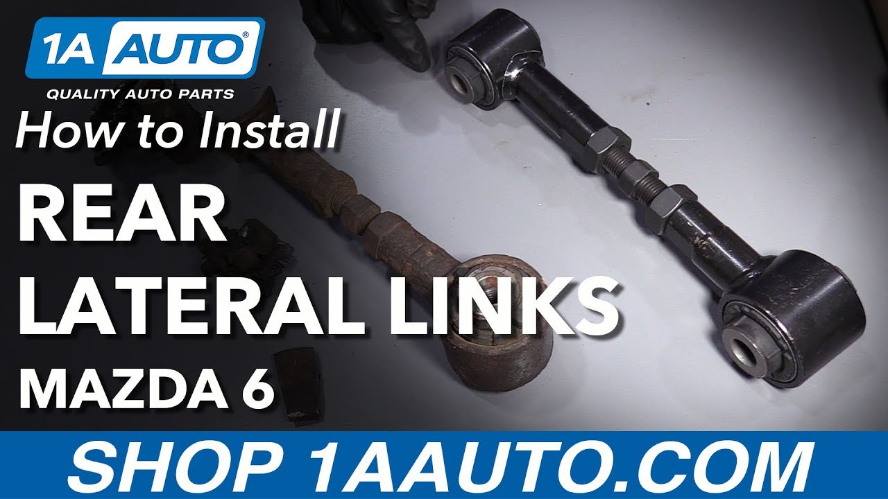 How to Install Replace Rear Lower Lateral Links 2006-07 Mazda 6