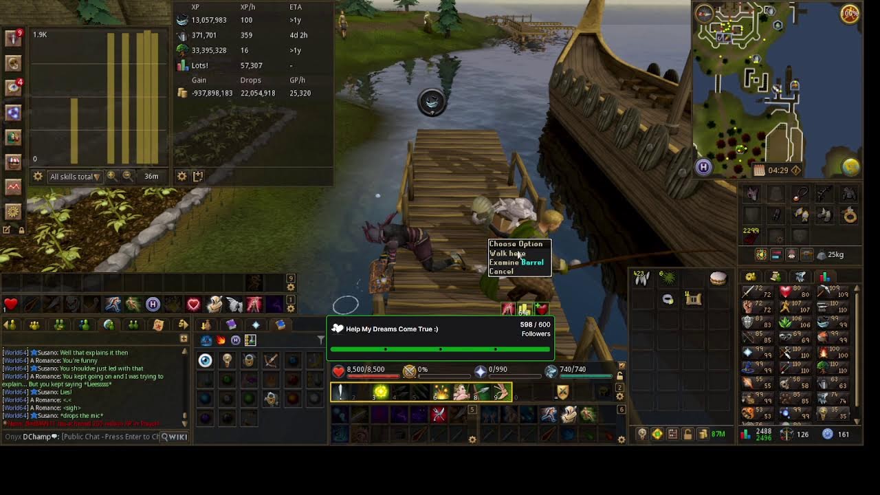 RuneScape Livestream. Come Chill and Watch