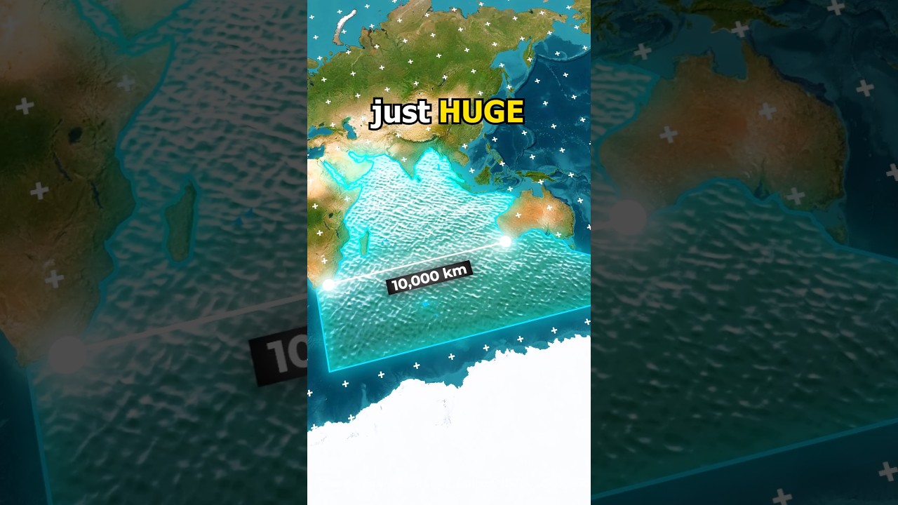 Indian Ocean is way Bigger than you think🌊🤯🤯...