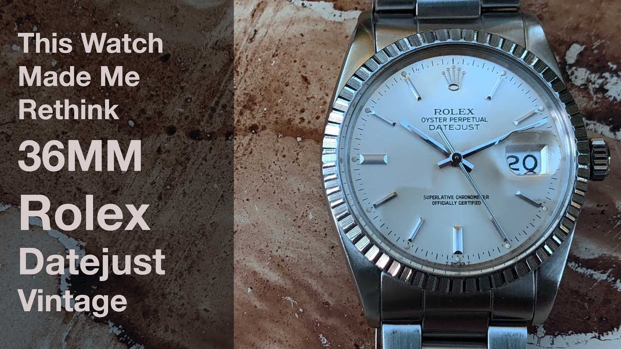 This Watch Made Me Rethink 36mm | Rolex Datejust