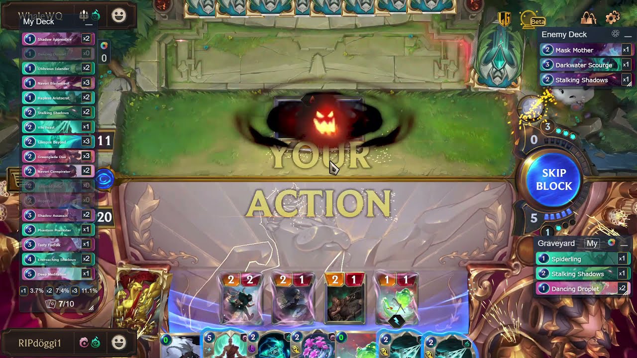 LOR |  NEW TIER1 ?! | One-Round-Kill Encroaching Shadows Deck vs Cithria, Lady of Clouds