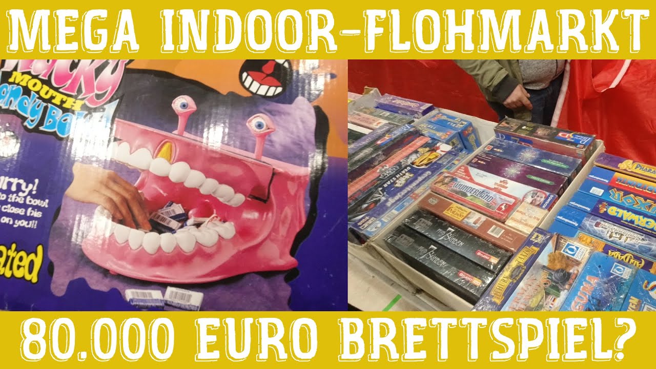 TrödelVlog #5: Brettspiele und Weihnachtskitsch auf Indoor-Flohmarkt im Bergischen Land