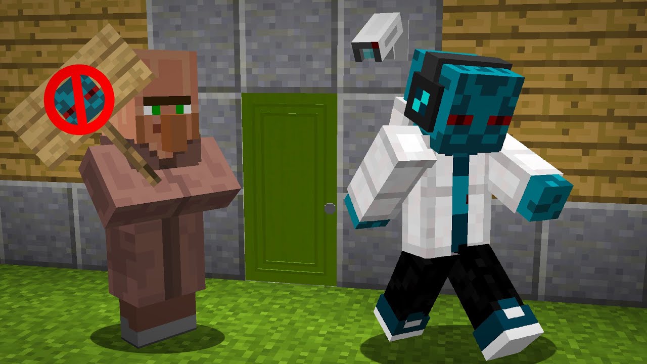PROC MĚ VESNIČANI NEPUSTÍ DO TOHOTO DOMU?! | MInecraft