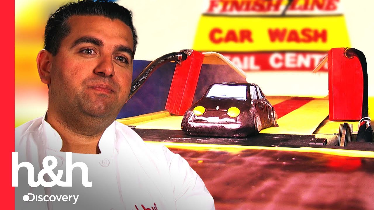 ¿Un pastel que puede lavar automóviles? ¡Buddy lo hace posible! | Cake Boss | Discovery H&H