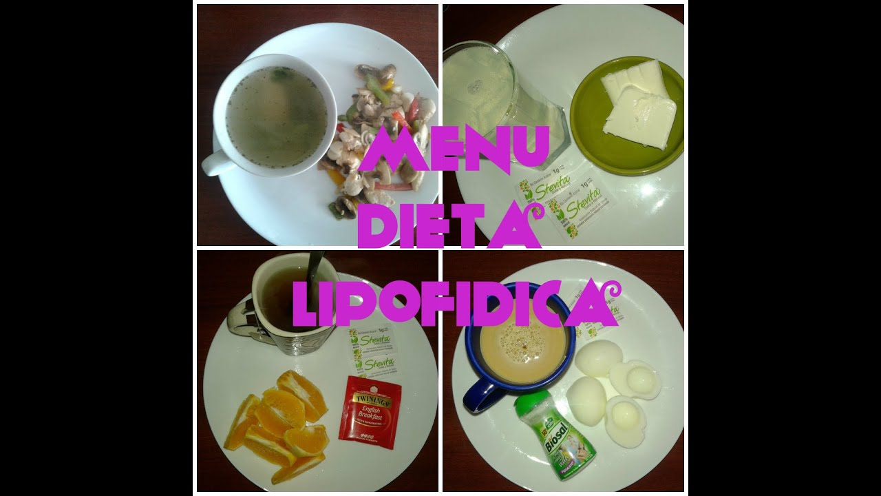 DIETA LIPOFIDICA : IDEA DE MENU 18