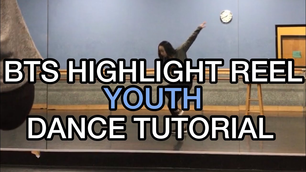 [MIRRORED DANCE TUTORIAL] BTS HIGHLIGHT REEL (Jimin and jhope dancing)- YOUTH