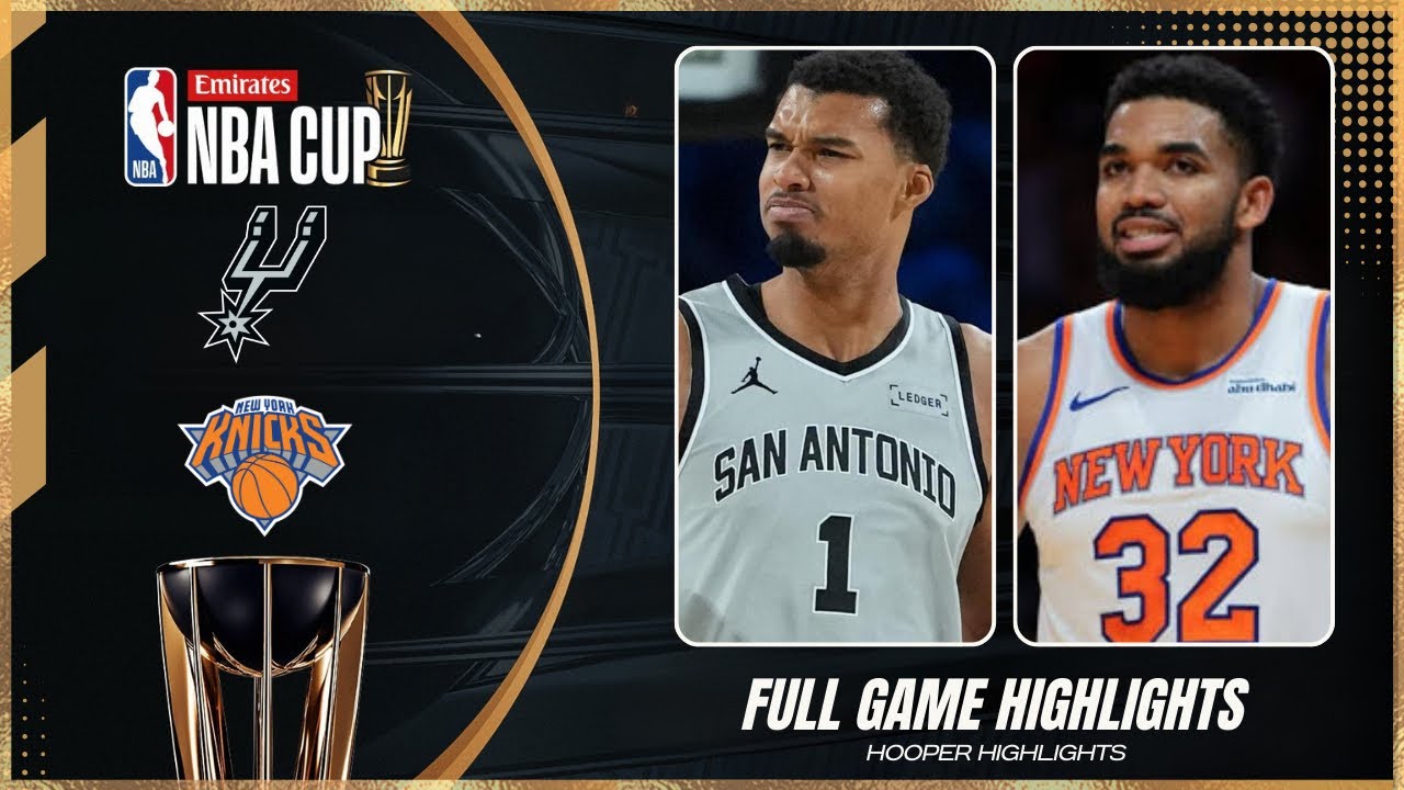 New York Knicks vs San Antonio Spurs Full Game Highlights | Dec 16 | 2025 NBA Emirates Cup