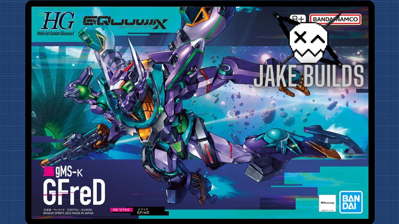 JakeBuilds The HG GfreD From Mobile Suit Gundam GQuuuuuuX