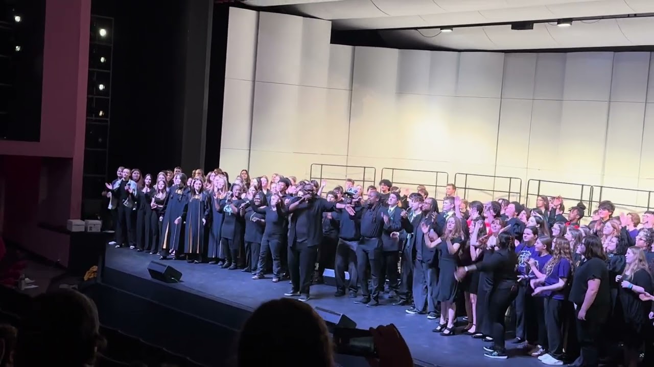 NW Missouri State Honor Choir - High School - 3rd song - Isaac Cates - Ordained